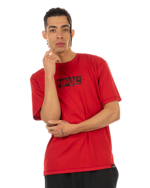 NEMEN® | Logo T-Shirt Red - Concrete