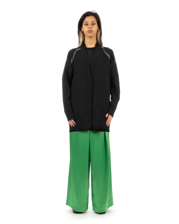 adidas Y-3 | W Classic Sheer Knit Cardigan Black - H61923 - Concrete