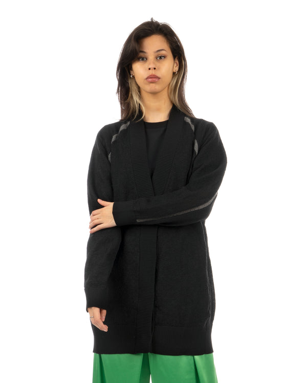 adidas Y-3 | W Classic Sheer Knit Cardigan Black - H61923 - Concrete