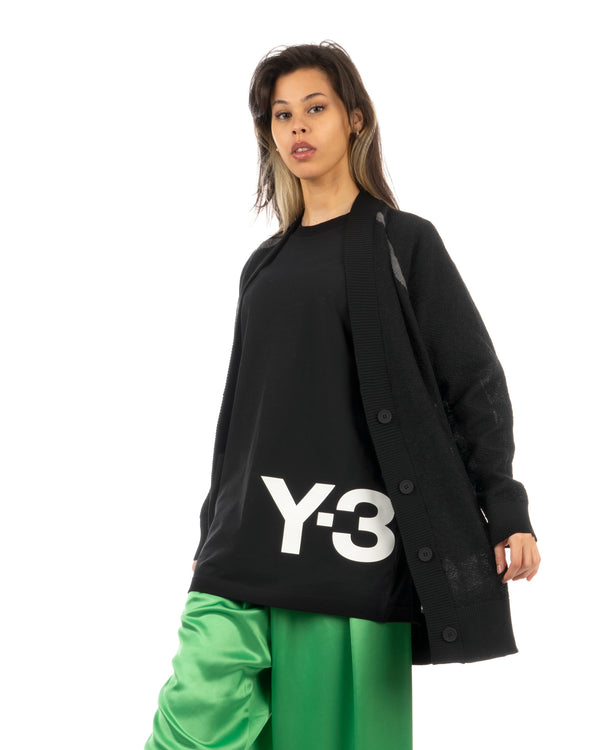 adidas Y-3 | W Classic Sheer Knit Cardigan Black - H61923 - Concrete