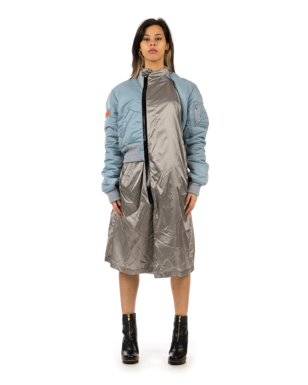 Duran Lantink for Concrete | Bomber Dress Blue / Silver - Concrete