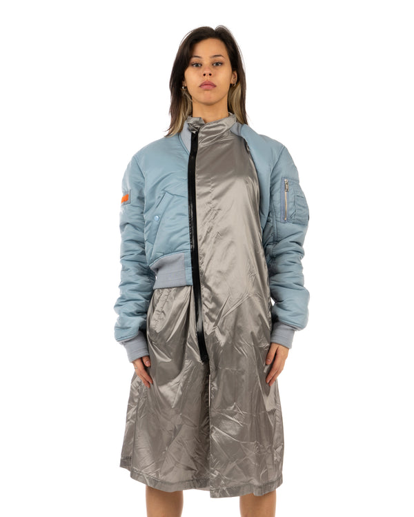 Duran Lantink for Concrete | Bomber Dress Blue / Silver - Concrete