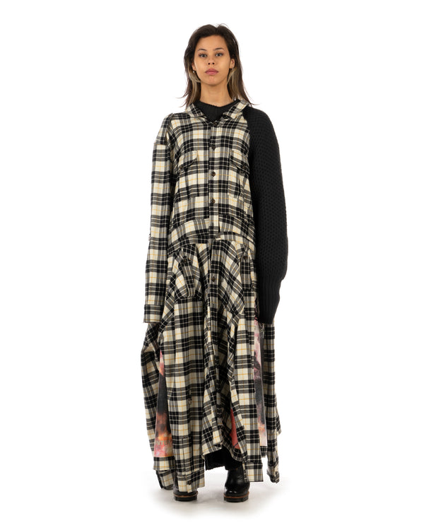 Duran Lantink for Concrete | Jesus Sweater Dress Beige / Black - Concrete