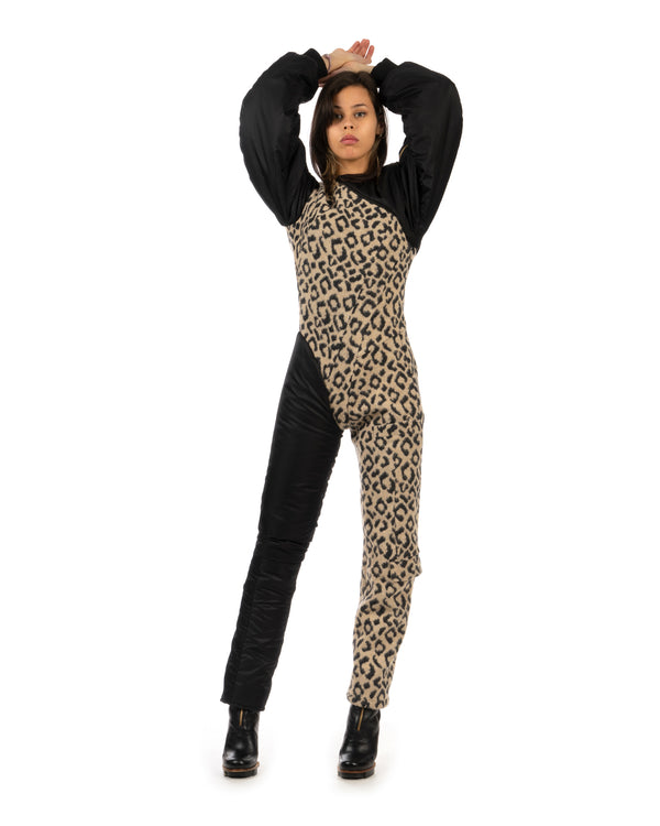 Duran Lantink for Concrete | Leopard Bomber Suit Beige / Black - Concrete