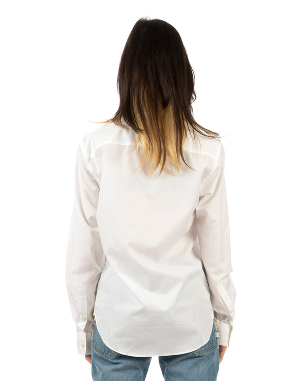 FACETASM | W Woven Scarf Shirt White - Concrete