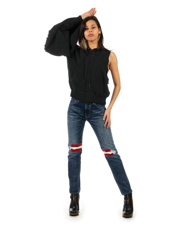 FACETASM | Rib Denim Pant Indigo - Concrete