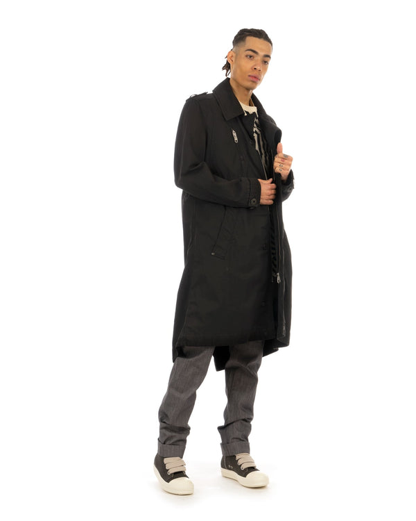 Griffin | GFM003 Flight Mac Parka Black - Concrete