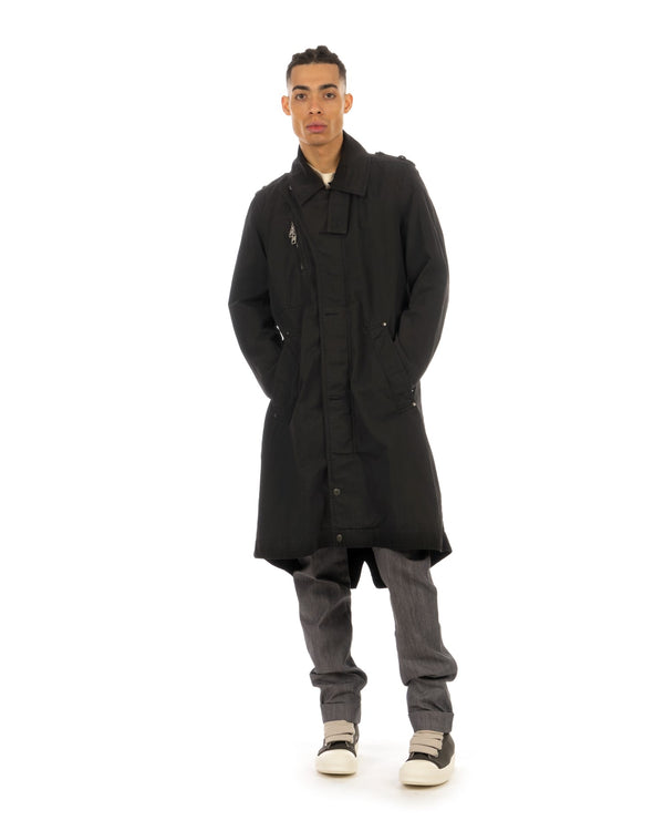 Griffin | GFM003 Flight Mac Parka Black - Concrete