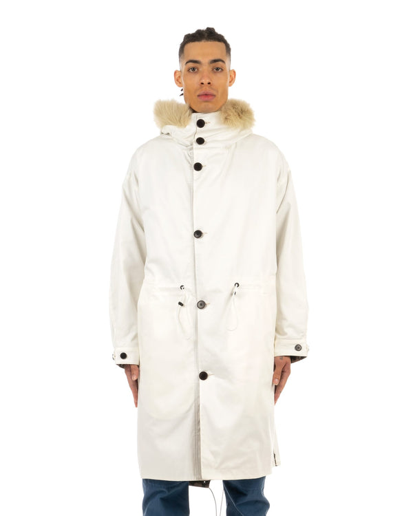 Griffin | GFS02 Snow Bareskin Reversible Coat - Concrete