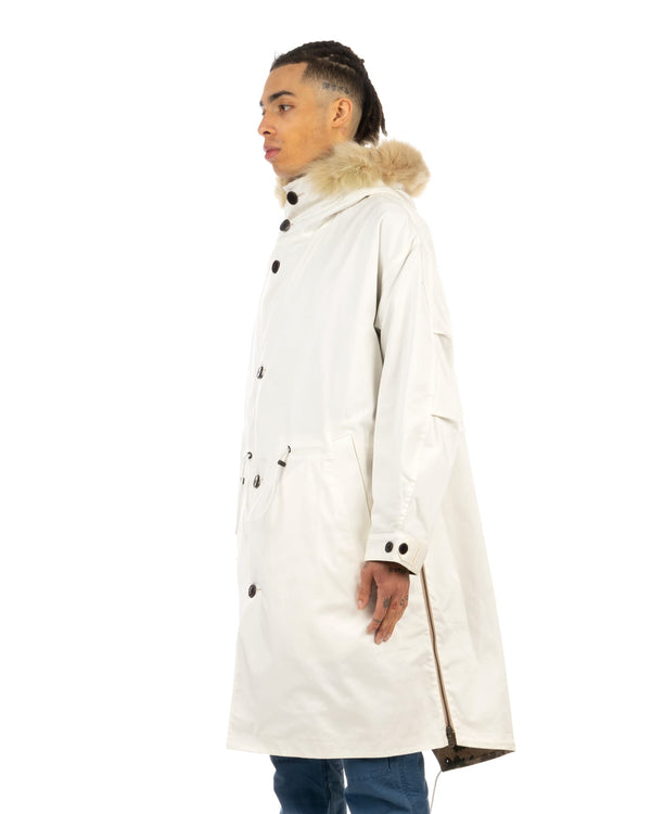 Griffin | GFS02 Snow Bareskin Reversible Coat - Concrete
