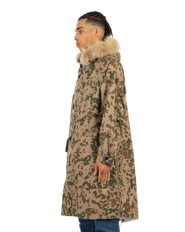 Griffin | GFS02 Snow Bareskin Reversible Coat - Concrete