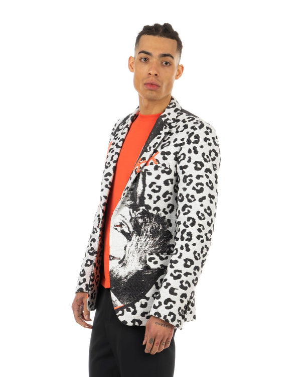 Walter Van Beirendonck | Sharp Blazer Collage - Concrete
