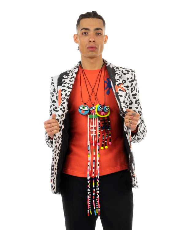 Walter Van Beirendonck | Sharp Blazer Collage - Concrete