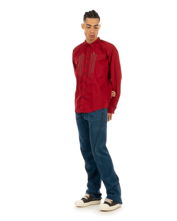 Levi's Red | 101755 Attraction Repulsion Button-Up Shirt Red - Concrete