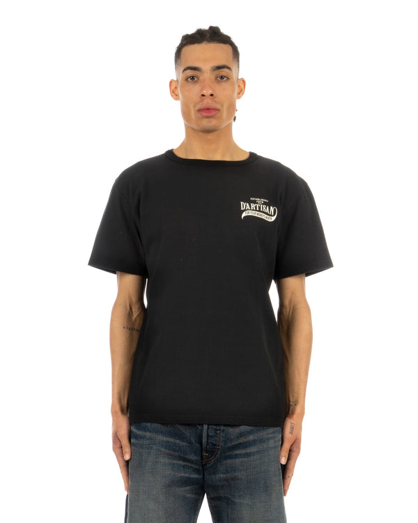 Studio D'artisan | 9376A/BK Logo T-shirt Black - Concrete