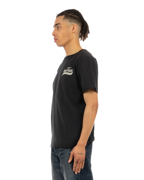 Studio D'artisan | 9376A/BK Logo T-shirt Black - Concrete