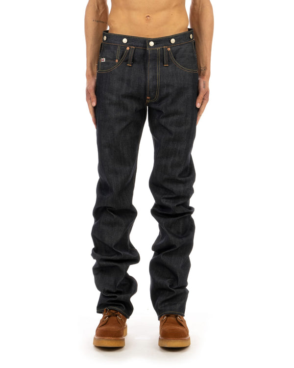 Studio D'Artisan | D1408/NW Mining Pant Raw Indigo - Concrete
