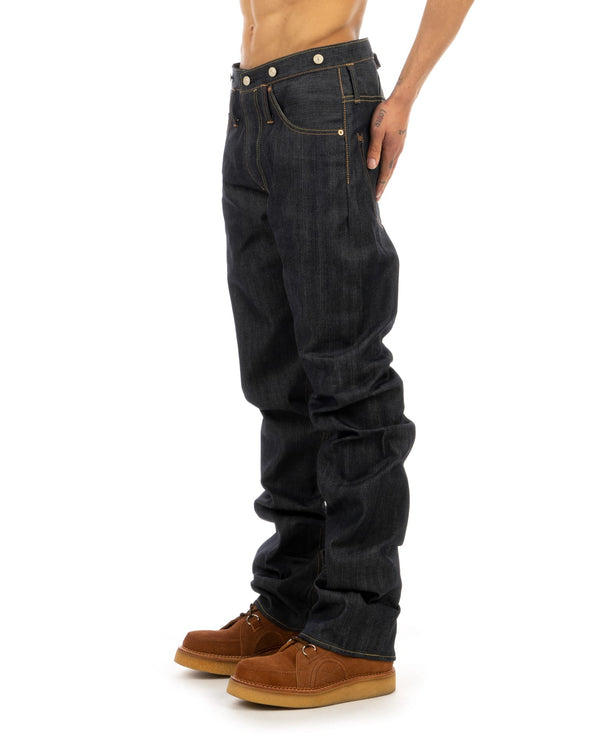 Studio D'Artisan | D1408/NW Mining Pant Raw Indigo - Concrete