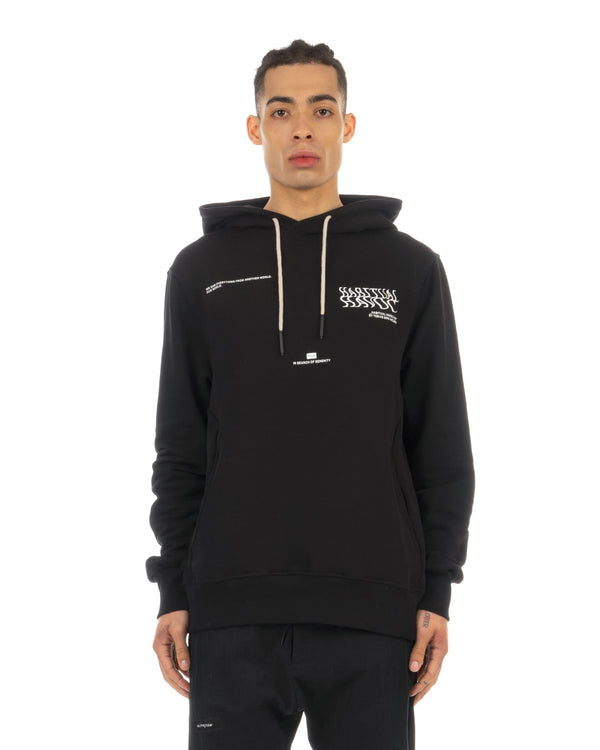 TOBIAS BIRK NIELSEN | H5G2 Serigraphy Hoodie Black RD - Concrete