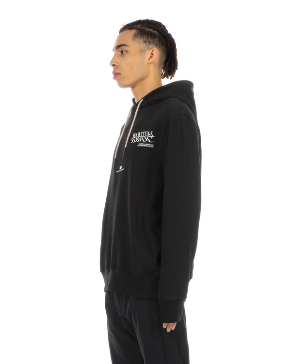 TOBIAS BIRK NIELSEN | H5G2 Serigraphy Hoodie Black RD - Concrete