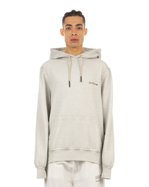 TOBIAS BIRK NIELSEN | H19 Base Logo Hoodie Antarctica / Off White - Concrete