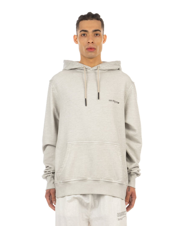 TOBIAS BIRK NIELSEN | H19 Base Logo Hoodie Antarctica / Off White - Concrete