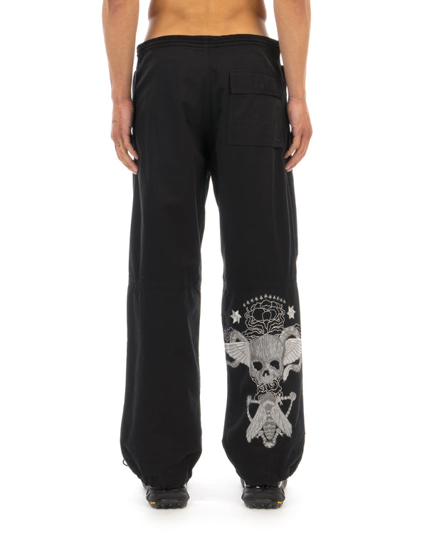 maharishi | 1034 Momento Vivo Embroidery Snopants Black - Concrete