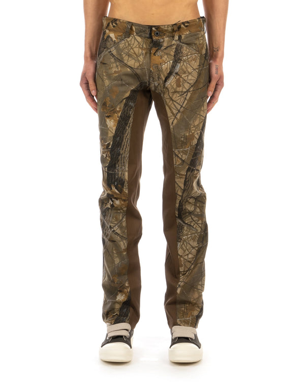 Griffin | GFQ21 Twentyone Trouser Woodland Camo - Concrete