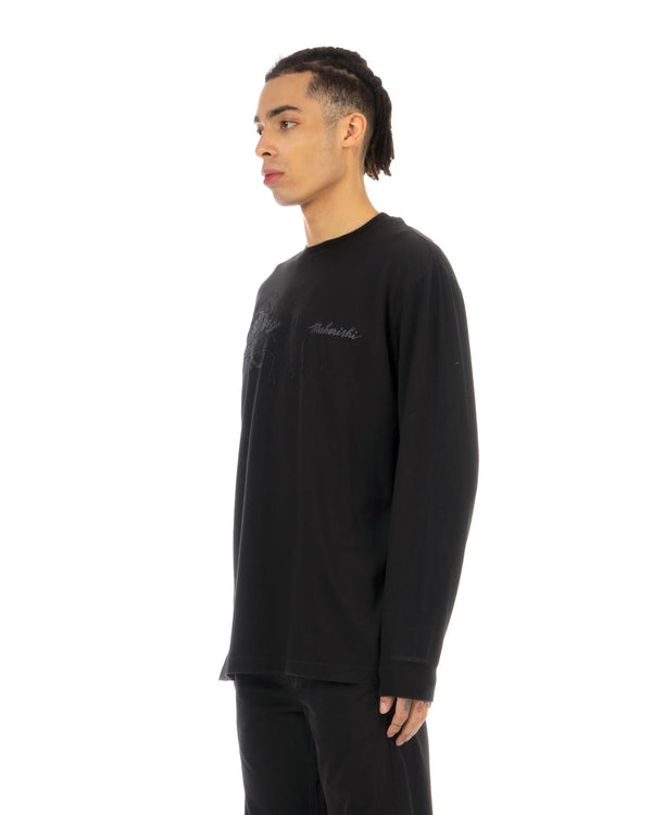 maharishi | 8130 Tibetan Dragon T-Shirt Black - Concrete