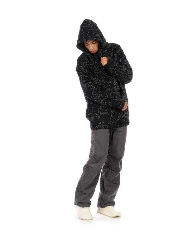 Christopher Raeburn | Hooded Reflective Sweater Black - Concrete
