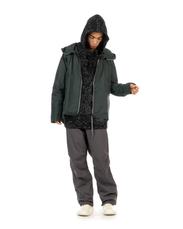 Christopher Raeburn | Hooded Reflective Sweater Black - Concrete