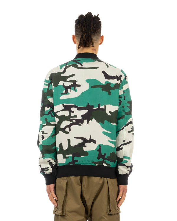 maharishi | x Warhol 3677 Reversible Warhol Camo Jacket Black - Concrete