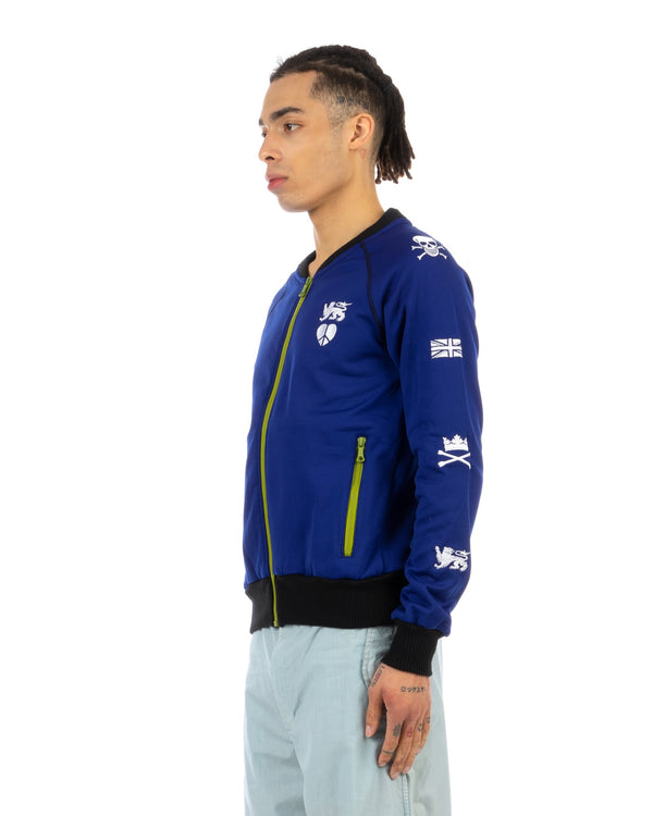 Griffin | GR956 Logo Track Jacket Blue - Concrete