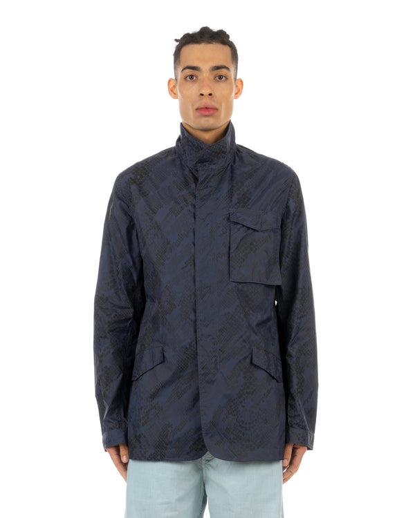 maharishi | M65 Nylon Jacket Navy Camo - Concrete