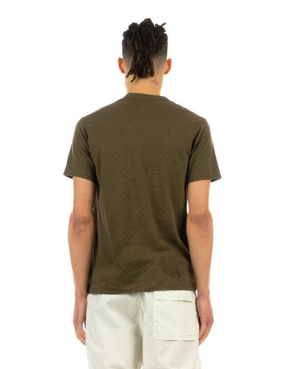maharishi | x Myoshka 2404 Wrap T-Shirt Olive - Concrete