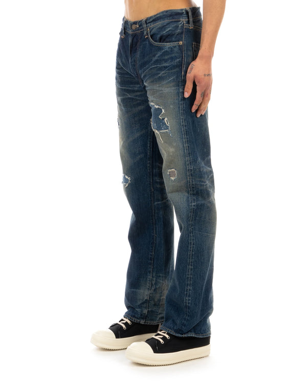 Sugar Cane | Lone Star Jeans Destroyed SC40901R - Concrete