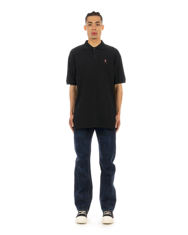 Ice Cream | 20112001 Ice Cream Conehead Regular Polo Black - Concrete