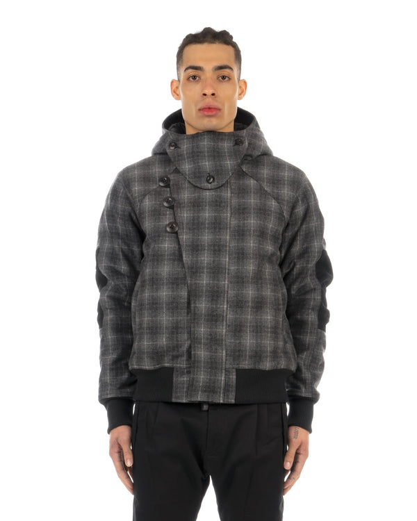 maharishi | 1061 Hooded Cover Soft Wool Jacket - Concrete