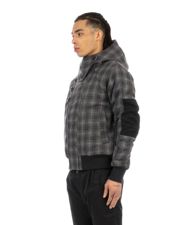 maharishi | 1061 Hooded Cover Soft Wool Jacket - Concrete