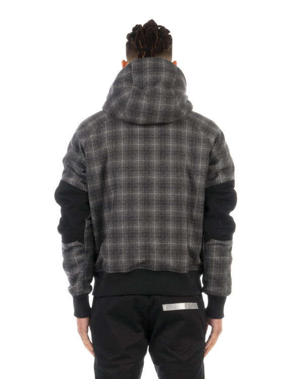 maharishi | 1061 Hooded Cover Soft Wool Jacket - Concrete