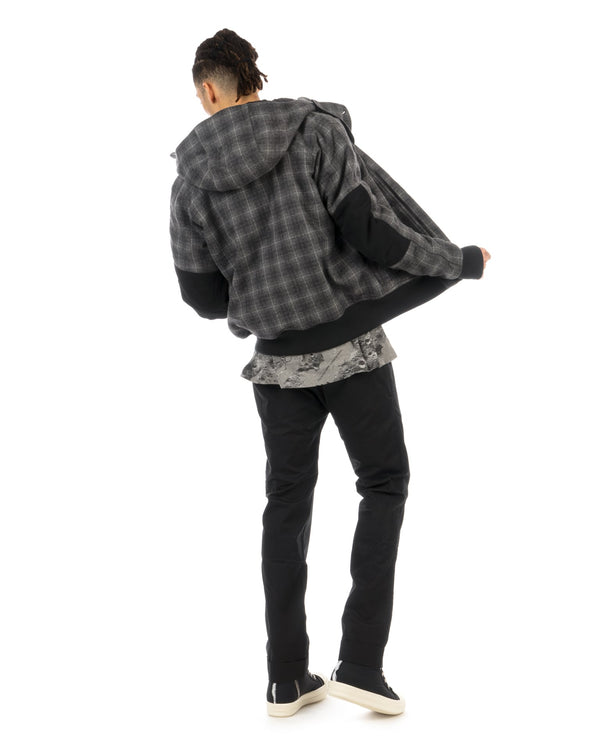 maharishi | 1061 Hooded Cover Soft Wool Jacket - Concrete