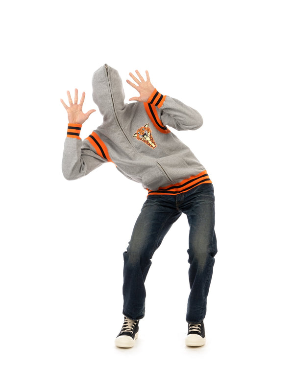 Ice Cream | 21152002 Ice Cream Tiger Full Zip Hoodie Grey - Concrete
