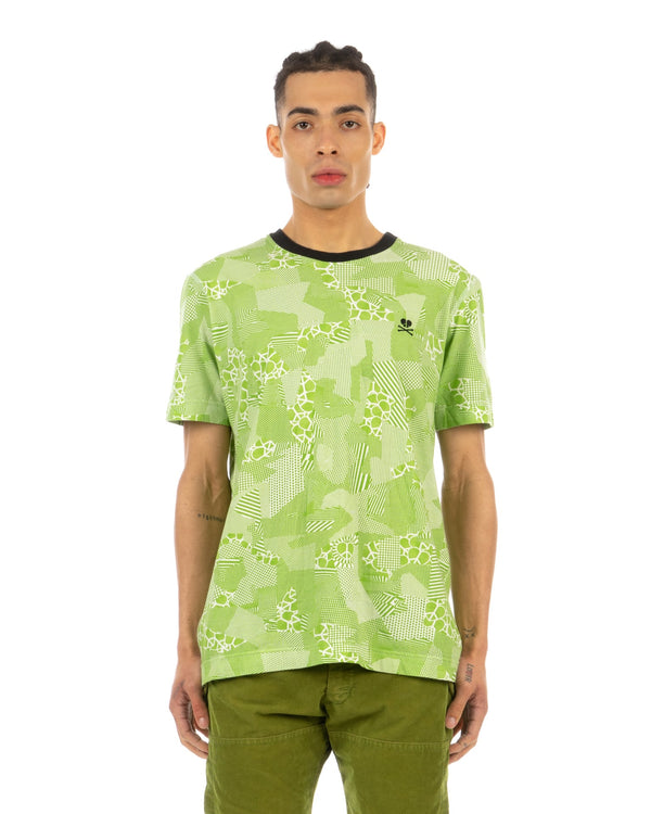 Griffin | GFO056 Dazzle Tee Pine Green - Concrete