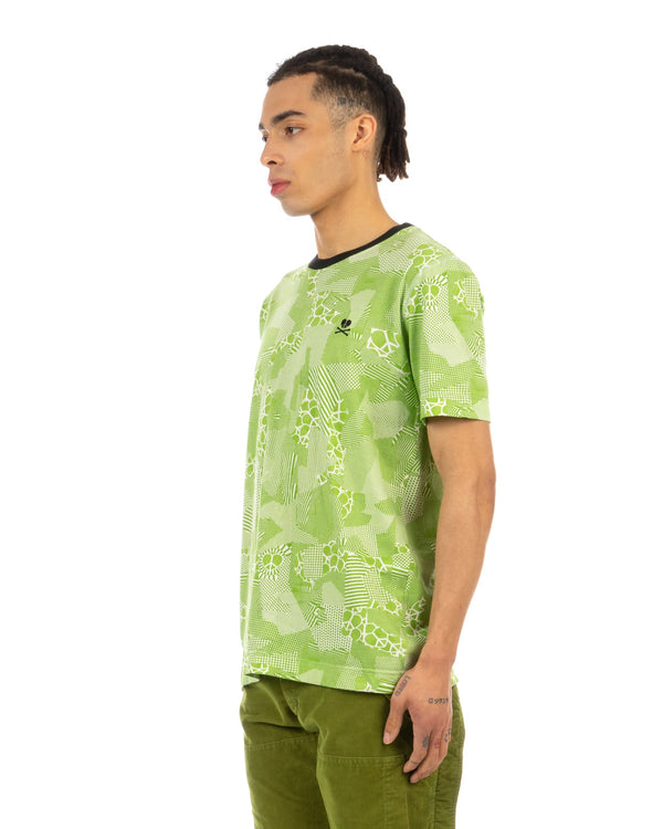 Griffin | GFO056 Dazzle Tee Pine Green - Concrete