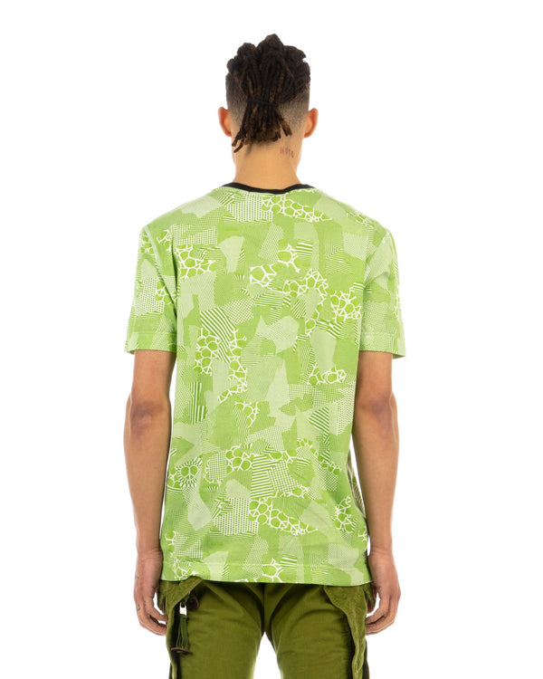 Griffin | GFO056 Dazzle Tee Pine Green - Concrete