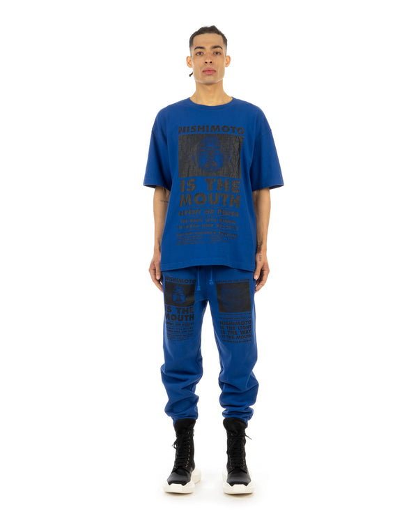 NISHIMOTO IS THE MOUTH | Classic T-Shirt Blue - Concrete