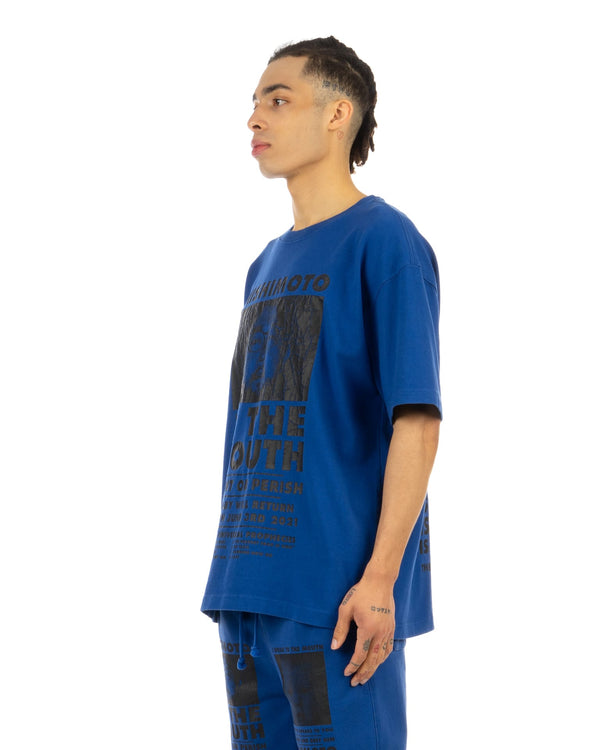 NISHIMOTO IS THE MOUTH | Classic T-Shirt Blue - Concrete