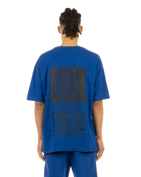 NISHIMOTO IS THE MOUTH | Classic T-Shirt Blue - Concrete