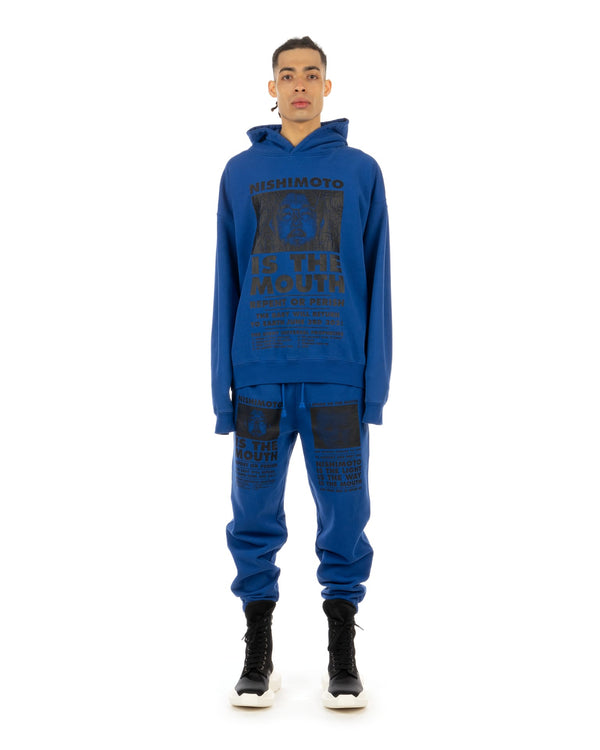 NISHIMOTO IS THE MOUTH | Classic Sweatpants Blue - Concrete