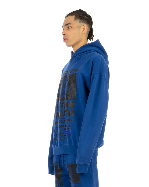 NISHIMOTO IS THE MOUTH | Classic Hoodie Blue - Concrete
